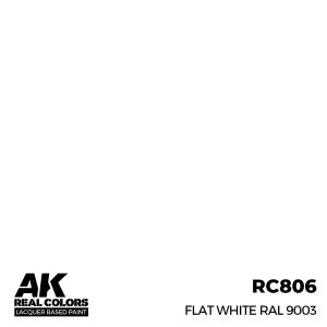 AK Interactive RC806 Flat White RAL 9003 17 ml