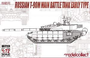 Modelcollect UA72124 Russian T-90m Main Battle Tank Early Type 1:72
