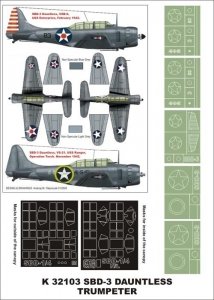Montex K32103 SBD-3 Dauntles 1/32
