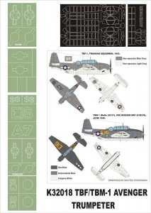 Montex K32018 TBF-1 Avenger 1/32