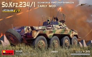 MiniArt 35410 Sd.Kfz.234/1 Schwerer Panzerspahwagen. EARLY MOD. INTERIOR KIT 1/35