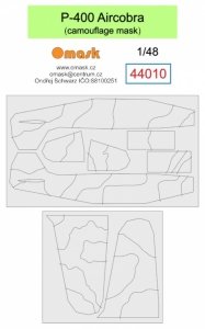Omask 44010 P-400 Aircobra (camouflage surfaces) 1/48