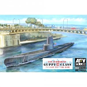 AFV Club SE73512 USN Submarine Guppy 1B Class (Italian Navy SS Leonardo Da Vinci) 1/350