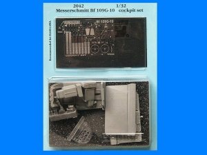 Aires 2042 Messerschmitt Bf 109G-10 cockpit set 1/32 Hasegawa
