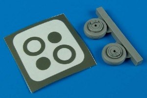 Aires 7211 SAAB Tunnan J/S 29 wheels & paint masks 1/72 Other