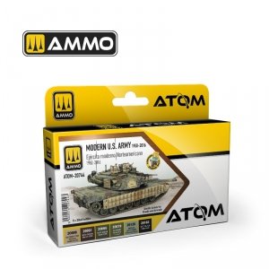 AMMO by Mig Jimenez 20744 ATOM Modern U.S. Army 1950-2016 6x20ml