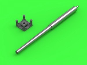 Master GM-72-028 Lufa włoskiego działa 90mm L/53 (Cannone da 90/53) - z tuleją osłaniająca - używane na późnych Semovente M41M 1/72