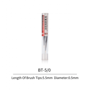 DSPIAE FBT-5/0 Fine Brush Tips 5/0 3PCS / Precyzyjne końcówki do pędzli