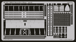 Eduard 48451 SBD-3 flaps 1/48  (HASEGAWA)