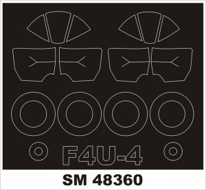 Montex SM48360 F4U-4 Corsair HOBBY BOSS