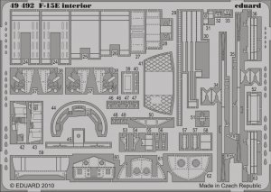 Eduard 49492 F-15E interior S. A. 1/48 Academy