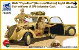 Bronco CB35156 DAK Topolino (German/Italian) Light Staff Car (1:35)
