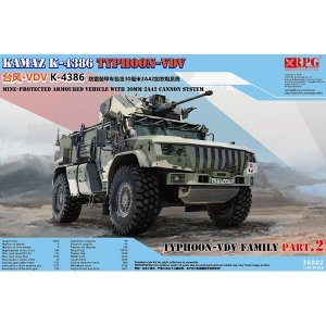 RPG Model 35002 KAMAZ K-4386 Typhoon-VDV with 30 mm 2A42 cannon system 1/35