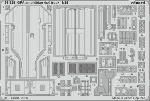 Eduard 36535 GPA amphibian 4x4 truck TAMIYA 1/35