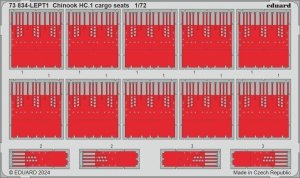 Eduard 73834 Chinook HC.1 cargo seats AIRFIX 1/72