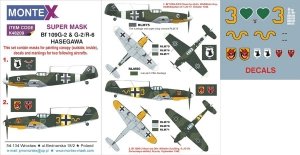 Montex K48209 Bf 109G-2 & G-2/R-6 1/48