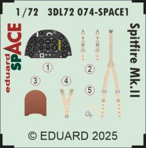 Eduard 3DL72074 Spitfire Mk.II SPACE IBG 1/72