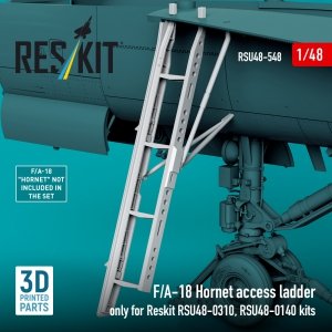 RESKIT RSU48-0548 F/A-18 Hornet access ladder only for Reskit RSU48-0310, RSU48-0140 kits (3D Printed) (1/48)