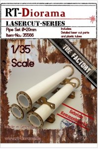 RT-Diorama 35566 Pipe Set D=20mm (3pcs.) 1/35