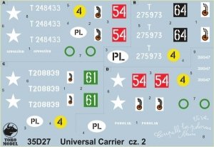 ToRo Model 35D27 - Universal Carrier Mk.II in Polish service vol.1 1/35