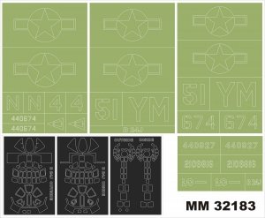 Montex MM32183 B-24J HOBBY BOSS 1/32
