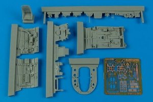 Aires 4541 A6M5 Zero cockpit set 1/48 Tamiya