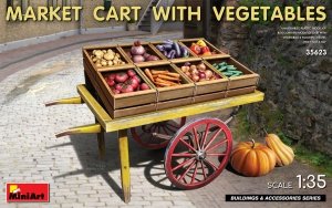 MiniArt 35623 MARKET CART WITH VEGETABLES 35623 1/35
