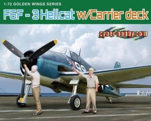 Dragon 5117 F6F-3 Hellcat w/Flight Deck 1/72