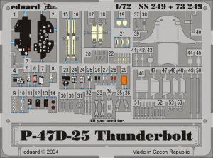 Eduard SS249 P-47D-25 1/72 TAMIYA