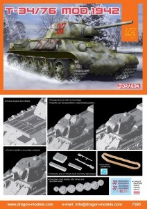 Dragon 7595 T-34/76 Mod.1942 1/72
