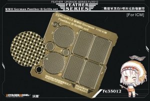 Voyager Model FE35012 WWII German Panther D Grills Set (ICM) 1/35