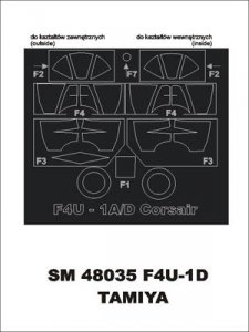Montex SM48035 F4U-1D TAMIYA