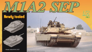 Dragon 7495 M1A2 SEP 1/72