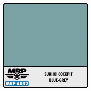 Mr. Paint MRP-A042 Sukhoi Cockpit Blue-Gray (modern) - aqua colors - 17ml