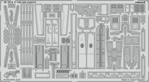 Eduard 481075 F-14A late exterior TAMIYA 1/48