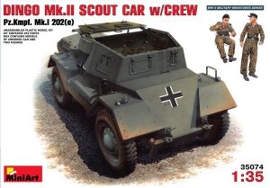 MiniArt 35074 DINGO Mk.II SCOUT CAR w/CREW (1:35)