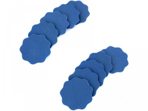 Modelcraft PAB1420 Superfine Scalloped 2000 Grit Pads (Velcro) 32 mm (10 pcs)