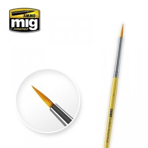 AMMO of Mig Jimenez 8613 1 SYNTETIC ROUND BRUSH