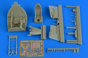 Aires 4725 SAAB J-29 Tunnan cockpit set 1/48 PILOT REPLICAST