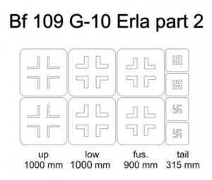Omask 24021 Bf 109 G-10 Erla part 2 1/48