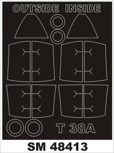 Montex SM48413 T-38A TALON TRUMPETER