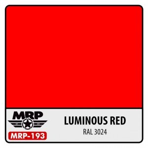 MR. Paint MRP-193 LUMINOUS RED RAL 3024 30ml