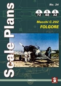 MMP Books 81265 Scale Plans No. 34 Macchi C.202 Folgore EN