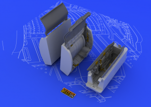 Eduard 648049 MiG-21 wheel wells 1/48 (EDUARD)