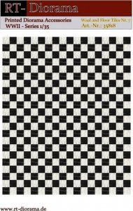 RT-Diorama 35818 Printed Accessories: Wall and Floor Tiles Nr.7 1/35