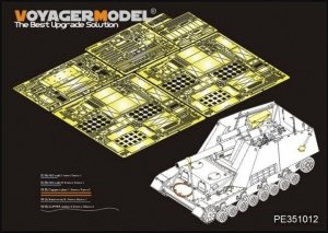 Voyager Model PE351012 WWII German Sd.Kfz.165 Hummel Late Production Basic Tamiya 35367 1/35