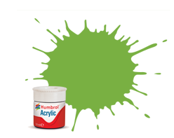 Humbrol AB0038 38 Lime Gloss Acrylic Paint 14ml