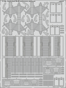 Eduard 72586 Sunderland Mk. III maintenence platforms 1/72 ITALERI
