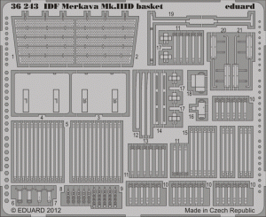 Eduard 36243 IDF Merkava Mk. IIID basket 1/35 Meng