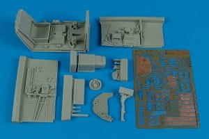 Aires 2141 Bf 109F-2/F-4 cockpit set 1/32 Hasegawa